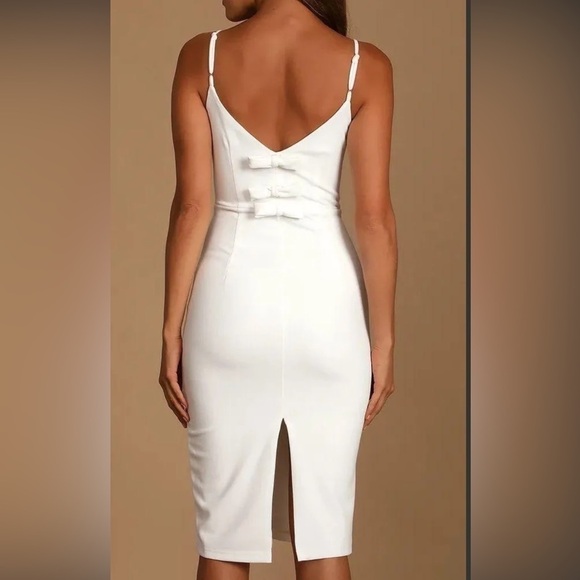 Lulus Dresses & Skirts - Lulu's Elegant White Midi Dress